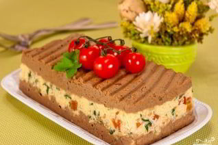 Печеночный паштет с сыром