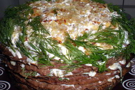 Печеночный торт