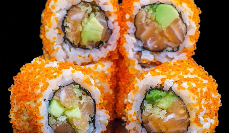 Рецепт хрустящего ролла с лососем