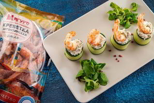 Огуречные роллы с креветками