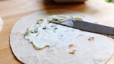 овощные роллы из лепешек тортильяс