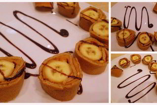 Овсяный ролл с бананом