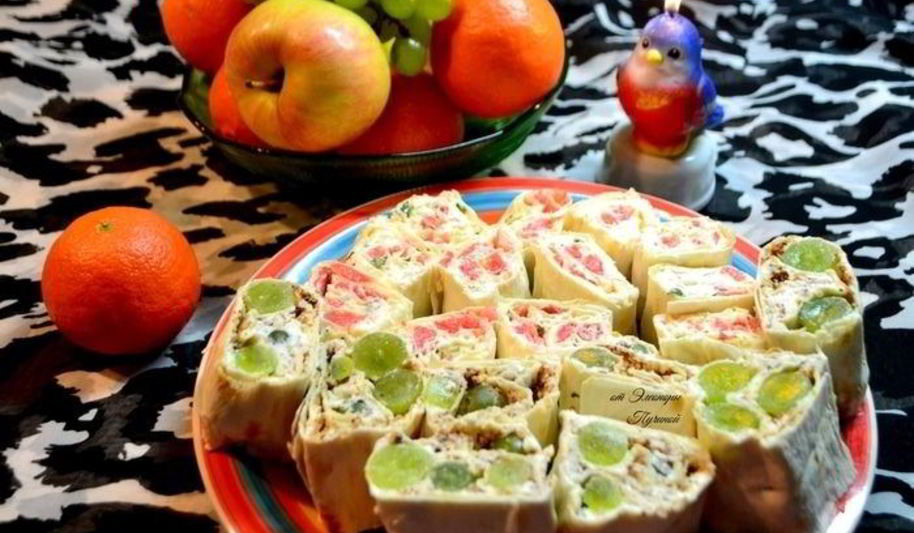 Рецепт роллов из лаваша