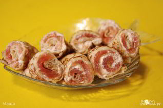 Роллы по-русски с красной рыбой