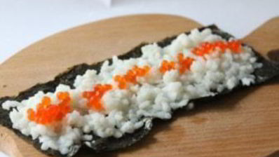 роллы с красной икрой