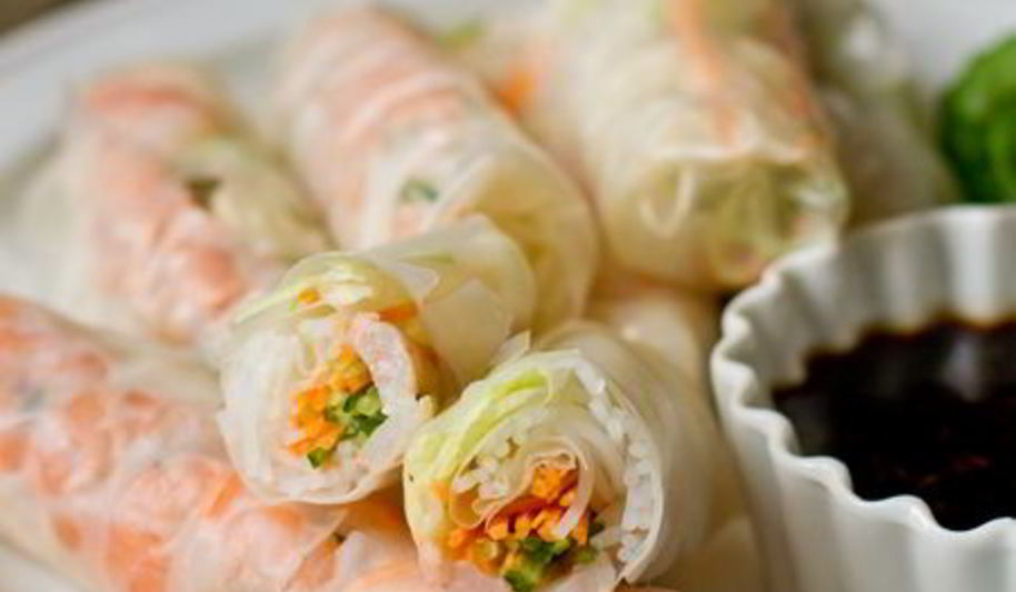 Рецепт спринга-роллов с креветками