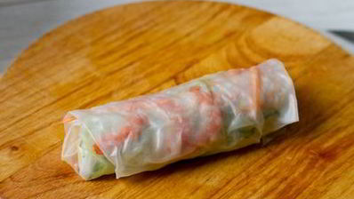 спринг-роллы с креветками