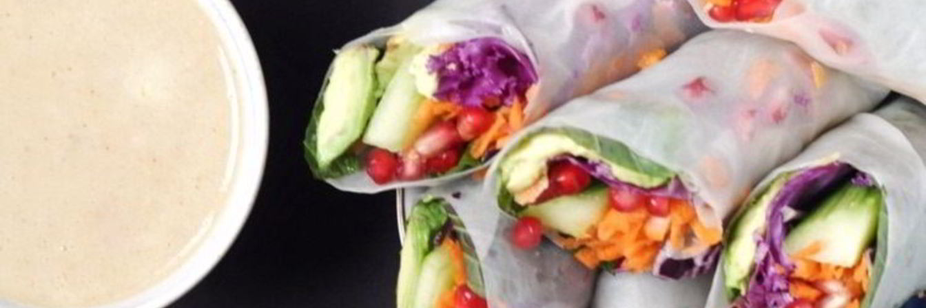 Вегетарианские спринг роллы