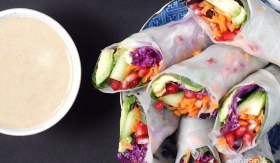 Рецепт вегетарианских спринг роллы