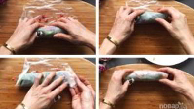 вегетарианские спринг роллы