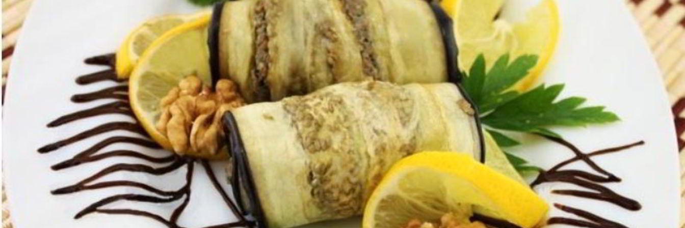 Баклажанные рулеты по-крымски