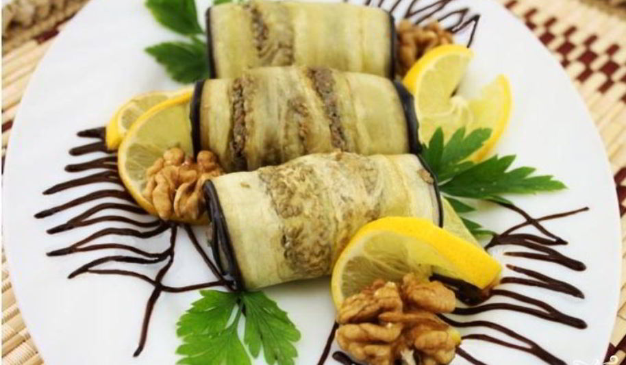 Рецепт баклажанных рулетов по-крымски