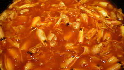 куриные рулетики, фаршированные креветками