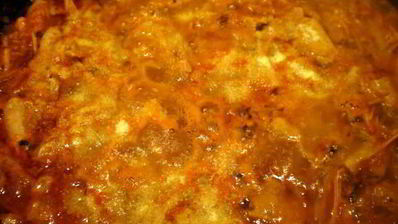 куриные рулетики, фаршированные креветками