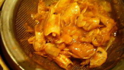 куриные рулетики, фаршированные креветками