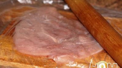 куриные рулетики с курагой и сыром