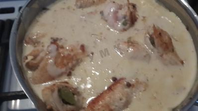 куриные рулетики в горчично-сливочном соусе