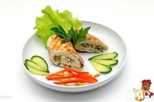 Куриные рулеты с яичным кремом