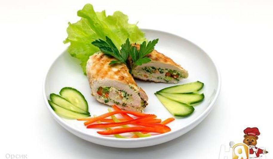 Рецепт куриных рулетов с яичным кремом