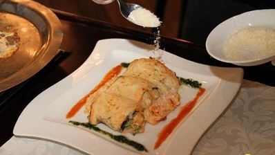 манелла — запеченные рулеты из баклажанов