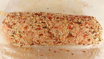 мясной рулет праздничный