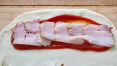 плетеный рулет с сюрпризом