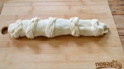 плетеный рулет с сюрпризом