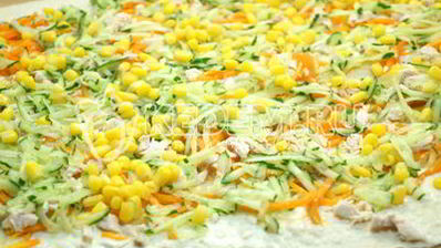 рулет из лаваша с курицей