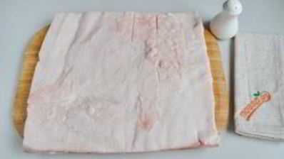 рулет из сала со шкуркой