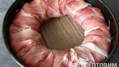 рулет мясной праздничное кольцо