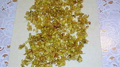 рулет с яблочно-ванильной начинкой