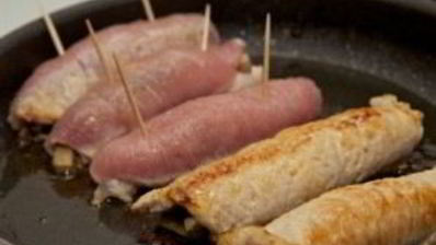 рулетики из говядины с сыром