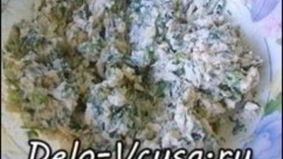 рулетики из кабачков с плавленым сыром, чесноком и зеленью