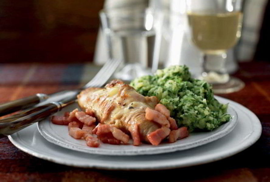 Рулеты из эскалопа с сыром