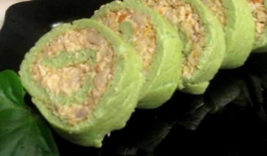 Рецепт зеленого рулета с брокколи