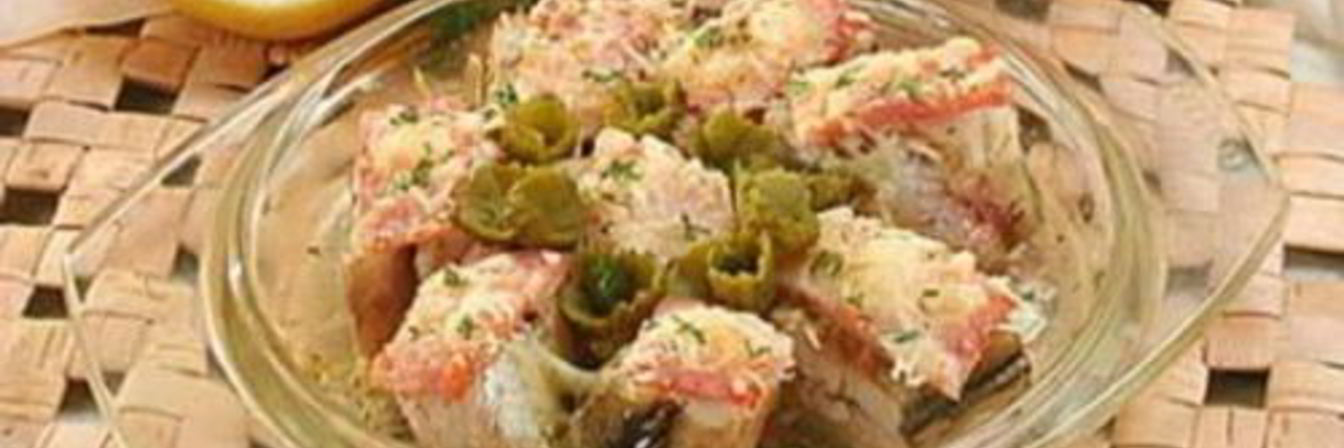 Скандинавская закуска из рыбы и сыра