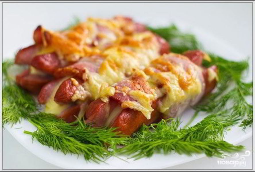 Сосиски в микроволновке