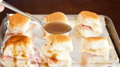 простые сэндвичи с пикантным соусом