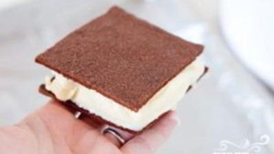 шоколадные сэндвичи с начинкой из мороженого