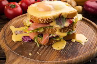 Сэндвич с лососем