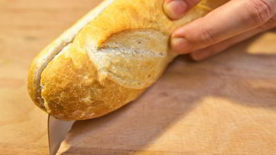 сэндвич с семгой и рукколой