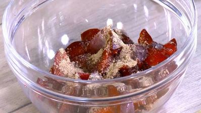 ароматные тарталетки со сливами