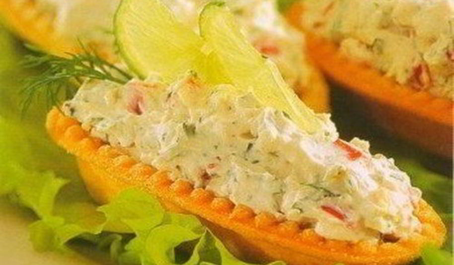 Рецепт очень острой закуски в тарталетках