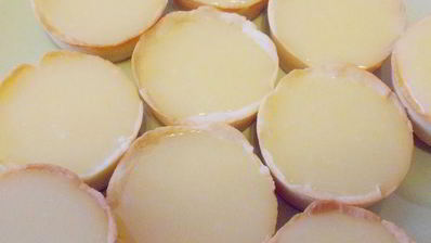 песочные тарталетки с лимонным кремом