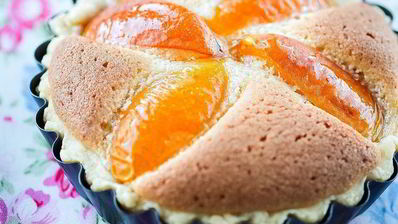 тарталетки с франжипаном и абрикосами