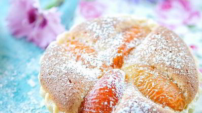 тарталетки с франжипаном и абрикосами