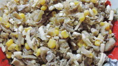 тарталетки с грибами