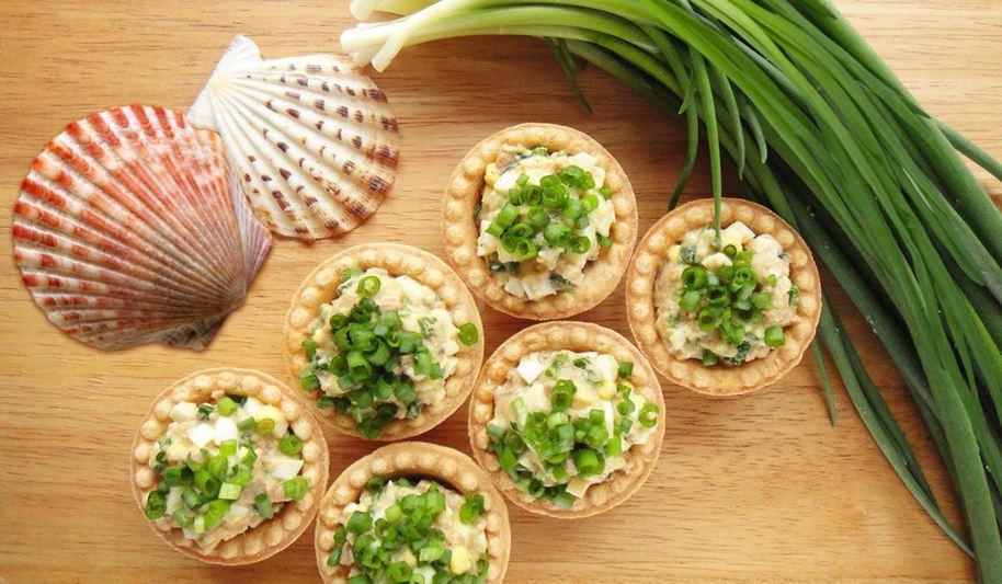 Рецепт тарталеток с начинкой из печени трески