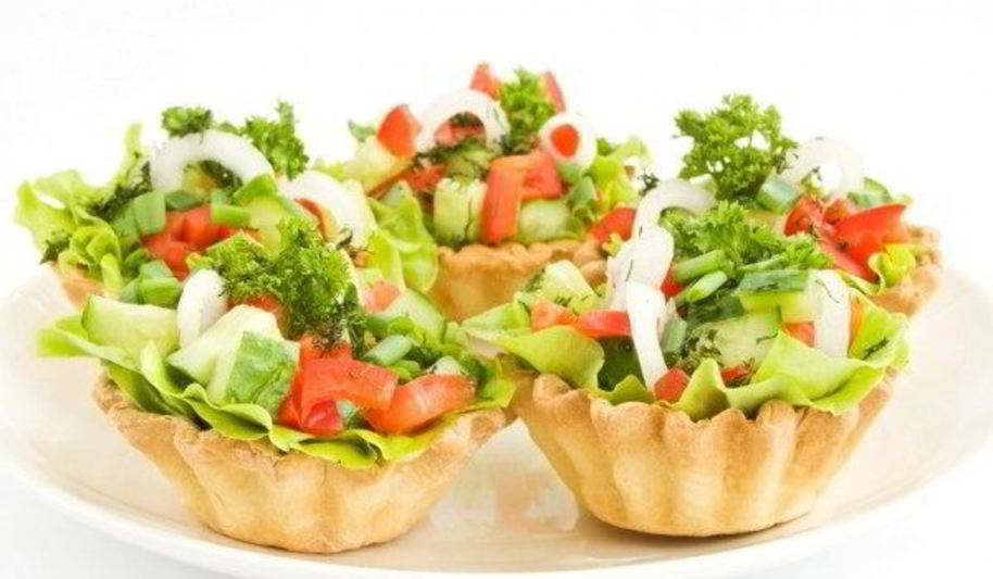 Рецепт тарталеток с овощами