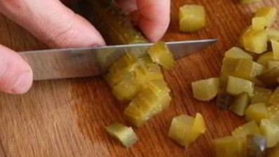 тарталетки с селедкой